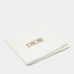مملوكة مسبقًا Dior Star Mise En Dior Tribal Faux Pearl Silver Tone Earrings 