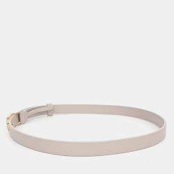 مملوكة مسبقًا حزام ديور جلد بيج