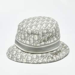 مملوكة مسبقًا قبعة دلّو ديور جاكار أوبليك رمادية مقاس 58