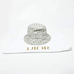 مملوكة مسبقًا قبعة دلّو ديور جاكار أوبليك رمادية مقاس 58