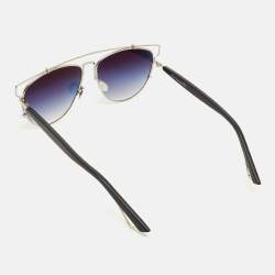 Pre Owned Dior Blue/Black Gradient 84J84 Technologic Aviator Sunglasses