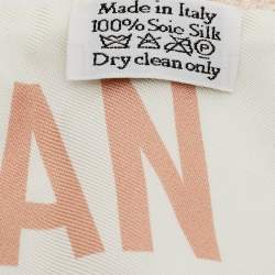 مملوكة مسبقًا وشاح ديور حرير توايل دو جوي عاجي سافاج ميتزا