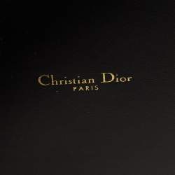 Pre Owned Dior D Lace Corset 85 CM Wide Belt Black Leather