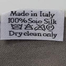 Pre Owned Dior Multicolor ABCDior G Silk Mitzah Scarf