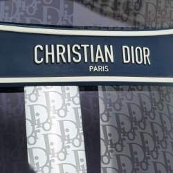 Pre Owned Christian Dior Navy Blue Oblique DiorClub V1U Sun Visor