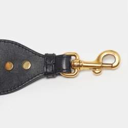 Pre Owned Dior Shoulder Bag Strap Burgundy Embroidered Canvas and Leather 