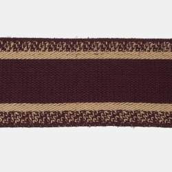 Pre Owned Dior Shoulder Bag Strap Burgundy Embroidered Canvas and Leather 