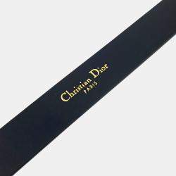 Pre Owned Dior Leather Black Miss Dior belt