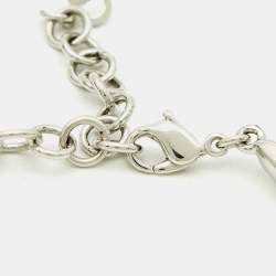 مملوكة مسبقًا Dior Crystals Faux Pearl Silver Tone Bracelet