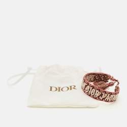 Pre Owned Dior J'Adior Woven Fabric Adjustable Bracelet