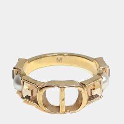 Pre Owned Dior Metal ring M 52