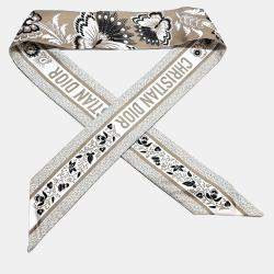 مملوكة مسبقًا Dior twilly Multicolor Silk scarf