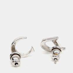 Pre Owned Christian Dior Silver Earrings