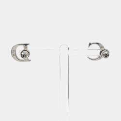 Pre Owned Christian Dior Silver Earrings