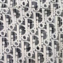 Pre Owned Dior Homme Oblique Black/Multicolor Silk Scarf