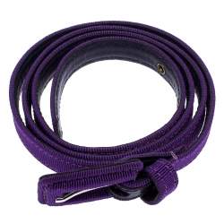 Pre Owned حزام ديور بنفسجي رفيع 87 سم