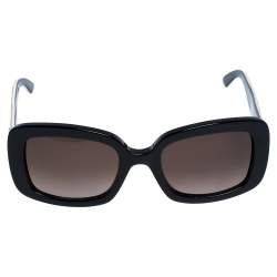 Pre Owned Dior Black/Light Beige G4FHA Square Sunglasses