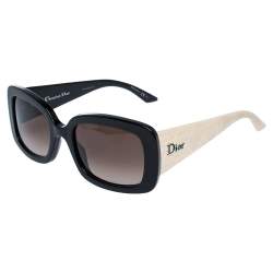 Pre Owned Dior Black/Light Beige G4FHA Square Sunglasses