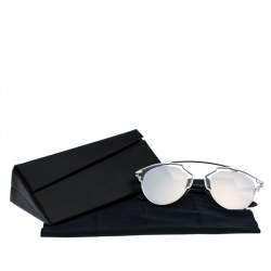 Pre Owned Dior Silver Mirror APPDC DiorSoReal Sunglasses