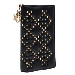 Pre Owned غطاء آيفون 7 بلس ديور مرصع جلد أسود