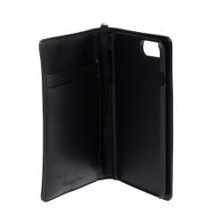 Pre Owned غطاء آيفون 7 بلس ديور مرصع جلد أسود