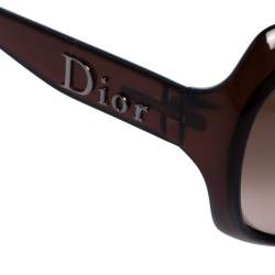 Pre Owned Dior Brown Havana/ Brown Gradient Glossy1 Oversized Sunglasses