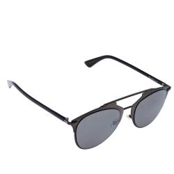 Pre Owned Dior Metallic Tone/ Grey M2PSF DiorReflected Pilot Sunglasses