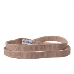 Pre Owned Dior J'adior Beige Stretch Headband 