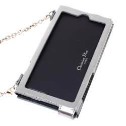 مملوكة مسبقًا جراب أيفون 6/7 ديوراما جلد كاناج لامع فضية بسلسلة