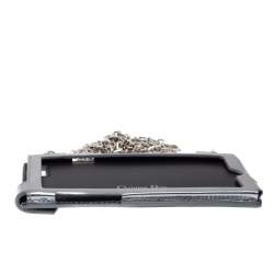 مملوكة مسبقًا جراب أيفون 6/7 ديوراما جلد كاناج لامع فضية بسلسلة