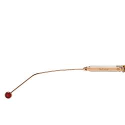 Pre Owned Dior Gold Havana / Pink Mirror Leaf DiorUmbrage Round Sunglasses