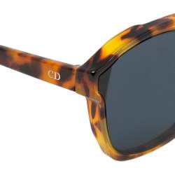 Pre Owned Dior Havana/ Blue YHAA9 DiorAbstract Wayfarer Sunglasses