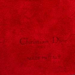 Pre Owned غطاء آيفون اكس/اكس أس ديور ليدي ديور جلد لامع كاناج أحمر 