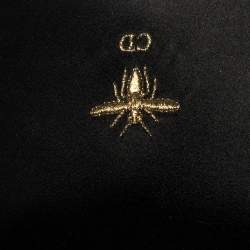 Pre Owned Dior Black Felt Cloche Arty Hat