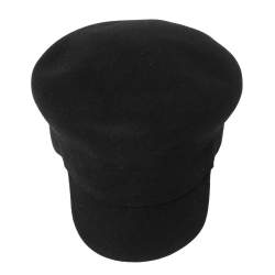 Pre Owned Dior Black Felt Cloche Arty Hat
