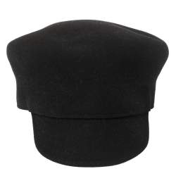 Pre Owned Dior Black Felt Cloche Arty Hat