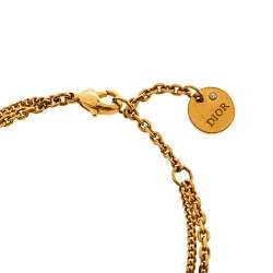 Dior Petit CD Crystal Star Charm Double Chain Bracelet Dior | TLC