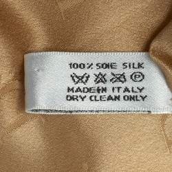 مملوكة مسبقًا Dior Beige Jacquard Logo Fringed Silk Scarf