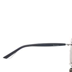 Pre Owned Dior Silver/ Silver Mirrored 84J0T DiorTechnologic Aviator Sunglasses