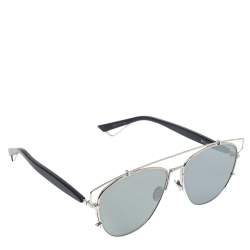 Dior Silver/ Silver Mirrored 84J0T DiorTechnologic Aviator Sunglasses