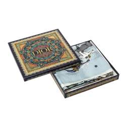 مملوكة مسبقًا Dior Pale Blue Zodiac Print Silk Scarf