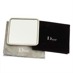 Dior Silver Tone Pocket Mirror