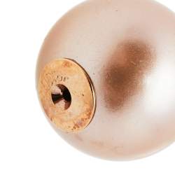 مملوكة مسبقًا أقراط بريمه ديور ميز اون ديور تريبالس لؤلؤ صناعي كريمي وردي