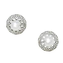 Pre Owned Christian Dior Secret Cannage Mise en Dior Tribales Stud Earrings