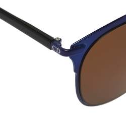Pre Owned Dior Blue & Black/Brown M2XA6 Reflected Aviator Sunglasses