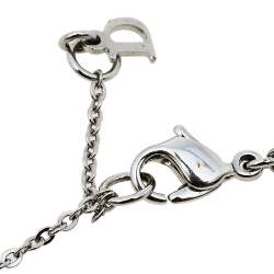 مملوكة مسبقًا سوار ديور معدن فضي اللون دلاية قلب خرز