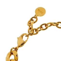 Pre Owned Dior Gold Tone Danseuse Étoile Choker Necklace
