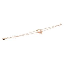 Pre Owned سوار ديور أوبليك بدلاية كريستال وسلسلة مزدوجة