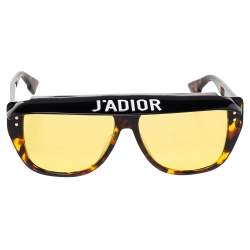 Pre Owned Dior Brown Havana DiorClub2 086HO Square Sunglasses