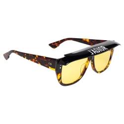 Dior Brown Havana DiorClub2 086HO Square Sunglasses